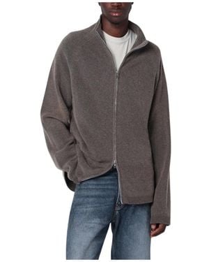 Our Legacy Line Zip Cardigan - Grau