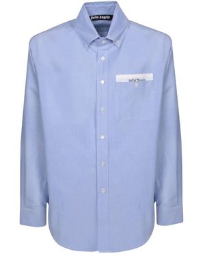 Palm Angels Shirts - Blue