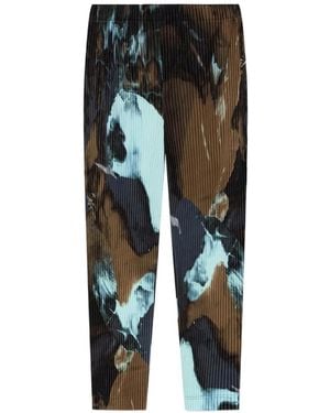 Issey Miyake Slim-Fit Trousers - Verde