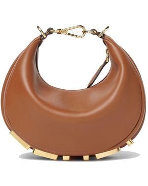 Fendi Tassen ,Bruin ,Leer Graphy Mini