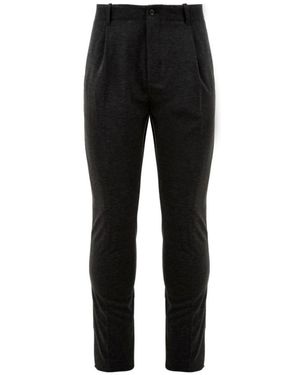 Daniele Alessandrini Slim-Fit Trousers - Black