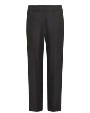 Marella Straight Trousers - Black