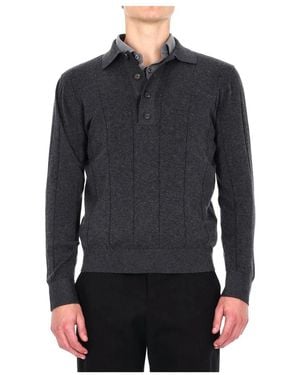 Eleventy Polo Strickware - Schwarz