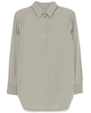 Dries Van Noten Slate Knoopshirt - Grijs