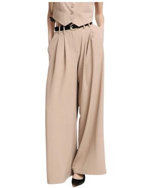 Please Wide Trousers - Natural