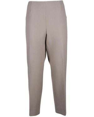 Peserico Rechte Broek - Grijs