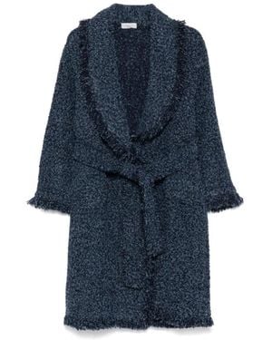 Charlott Belted Coats - Bleu