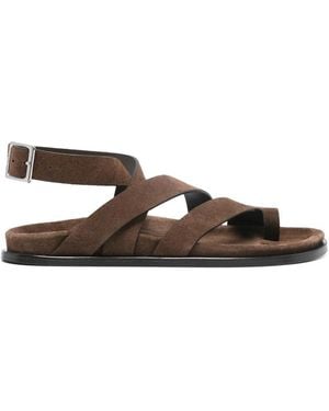 Alohas Tide Sandalen Mit Schnallenriemen - Braun