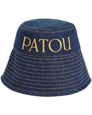 Patou Dark Denim Hat - Blue