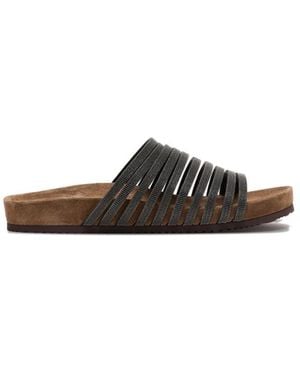 Brunello Cucinelli Sliders - Brown