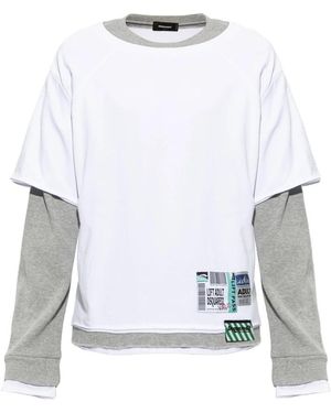 DSquared² Katoenen T-Shirt Met Lange Mouwen - Wit