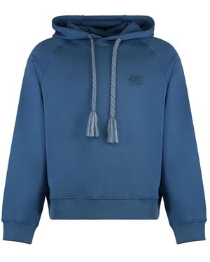 Etro Hoodie Met Trekkoord En Borduurwerk - Blauw
