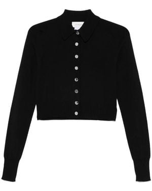 Sportmax Schwarzer Strick-Cardigan Aw25