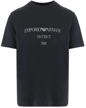 Emporio Armani T-Shirts - Black