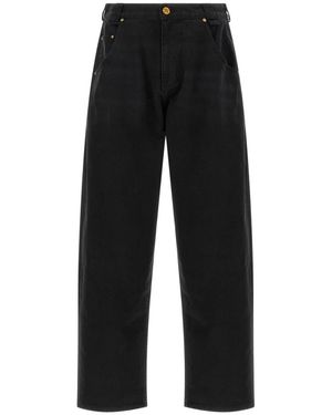 Willy Chavarria Loose-Fit Jeans - Negro