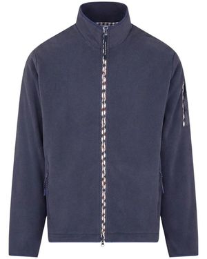 Aquascutum Full Zip Polar Fleece - Blauw