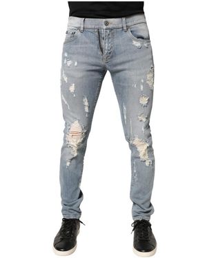 Pantalon Jean Slim Boot Cut Dolce & Gabbana - Blanc - Taille 16 Ans / XS - Neuf Avec étiquette