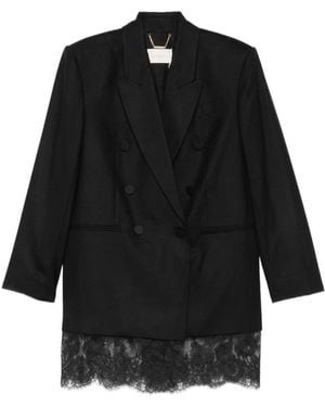 Zimmermann Jassen ,Zwart ,Wol Valiant Lace Blazer