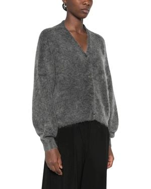 Gestuz Truien & Vesten ,Grijs ,Wol Debbie Cardigan
