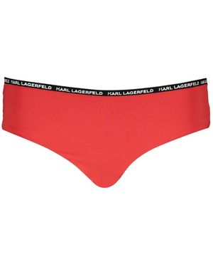 KARL LAGERFELD Logo Zwembroeken - Rood