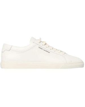 Saint Laurent Court Classic Lowtop Sneakers - Weiß
