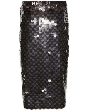 P.A.R.O.S.H. Midi Skirts - Black