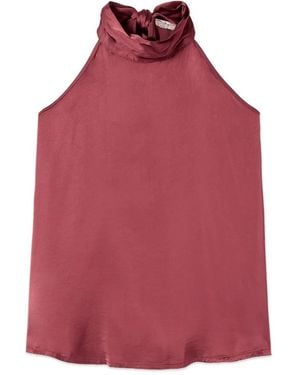 Oltre Sleeveless Tops - Rosso