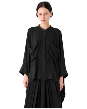 MEIMEIJ Wijde Kimono Blouse - Zwart