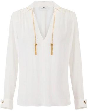 Elisabetta Franchi Blouses - White
