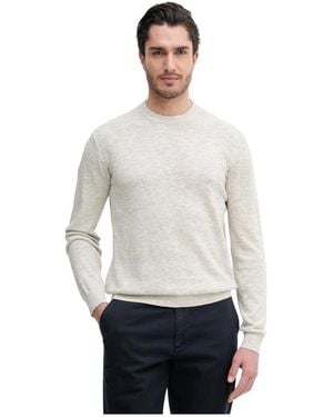 Barbour Truien & Vesten ,Katoen Flaxby Sweater - Grijs