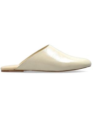 A.P.C. Schoenen ,Leer Leren Slippers - Naturel