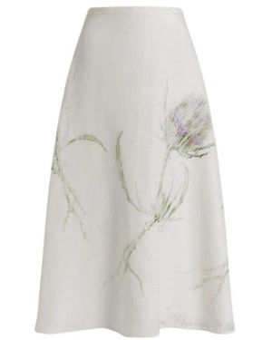 Alberta Ferretti Midi Skirts - Blanco