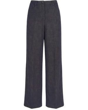 ALESSIA SANTI Wide Trousers - Blue