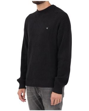 Calvin Klein Round-Neck Knitwear - Noir