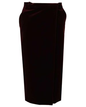 Saint Laurent Midi Skirts - Negro
