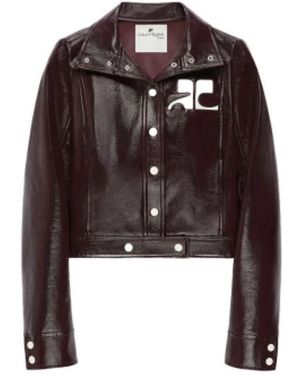 Courreges Vinyl Blouson - Bruin