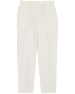 Skall Studio Broeken ,Leer Edgar Pants Gots - Wit