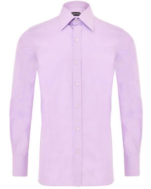 Tom Ford Formal Shirts - Purple
