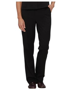 Object Broeken ,Zwart ,Polyester Objlisa Mw Straight Pant Noos