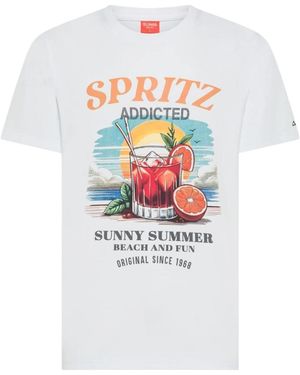 Sun 68 T-Shirts - Bianco