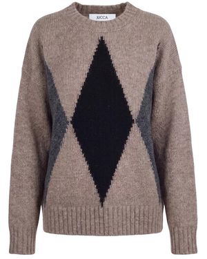 Jucca Round-Neck Knitwear - Grey