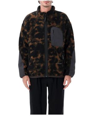 and wander Reversible Boa Jacke - Schwarz