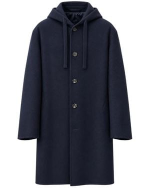 Lardini Single-Breasted Coats - Blu