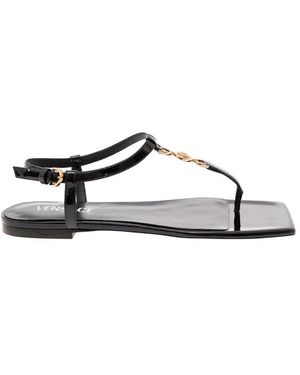 Versace Flat Sandals - Brown