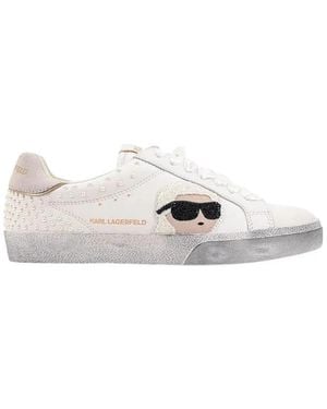 KARL LAGERFELD Skool Sneakers - Weiß
