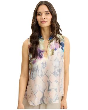 iN FRONT Sleeveless Tops - Neutro