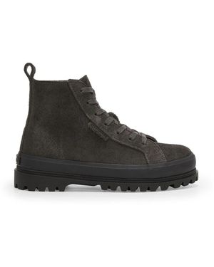 Superga Lace-Up Boots - Negro