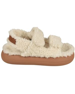 Moon Boot Flat Sandals - Natural