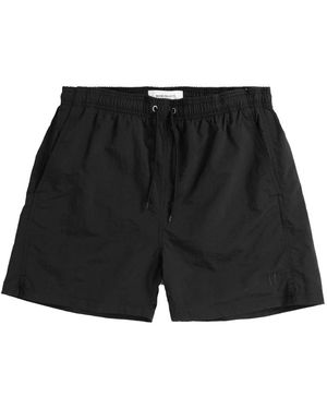 Norse Projects Schwarzer Nylon-Badeanzug