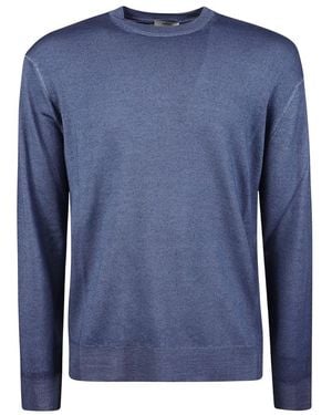 Altea Truien & Vesten ,Blauw ,Trui Met Ronde Hals